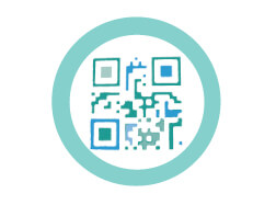 QR-CODEをiPad・iPhoneで読み取り衣装情報を閲覧できる